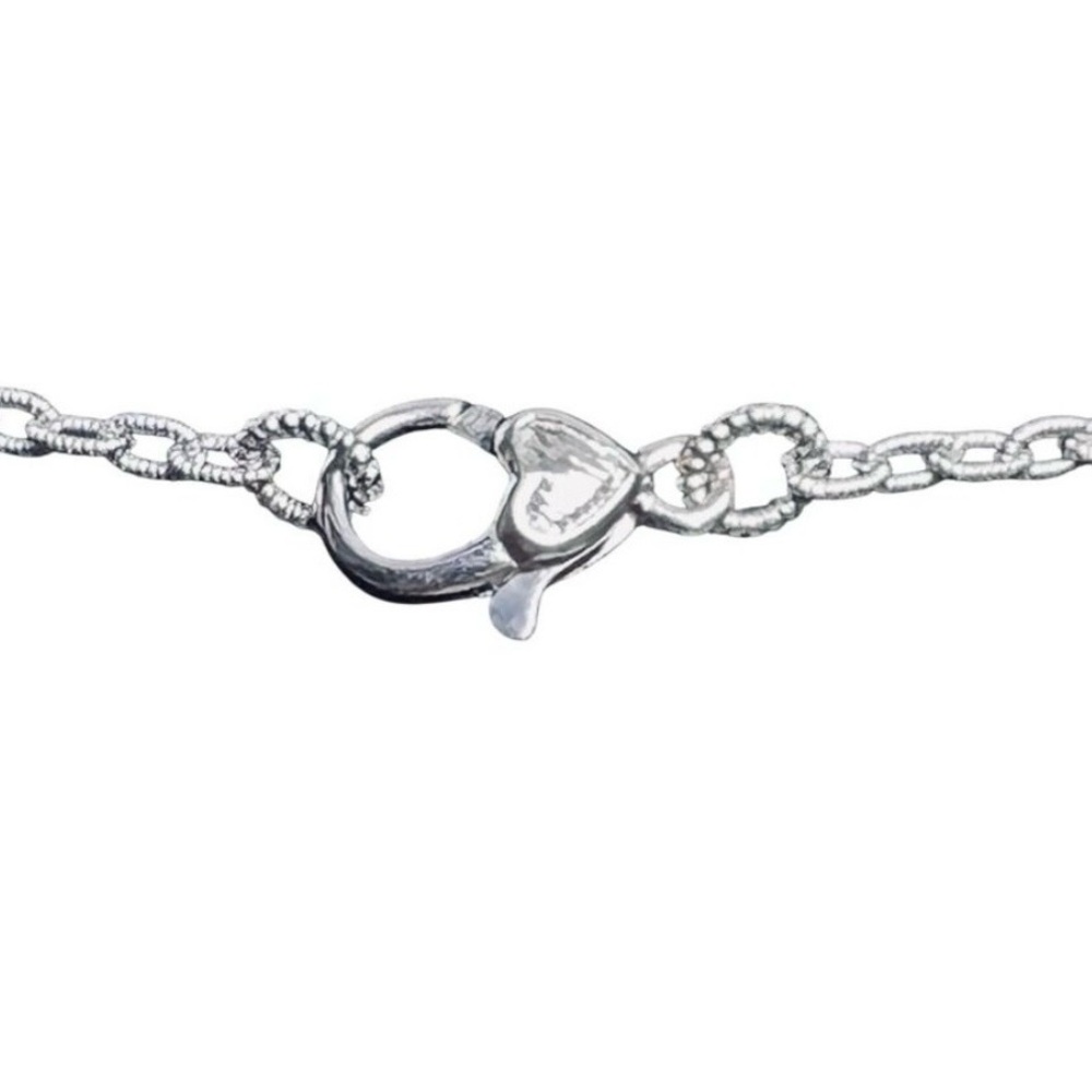 🩶 NWOT JUDITH RIPKA STERLING SILVER STATION NECKLACE WITH CZ VINTAGE PENDANT! - Picture 12 of 16